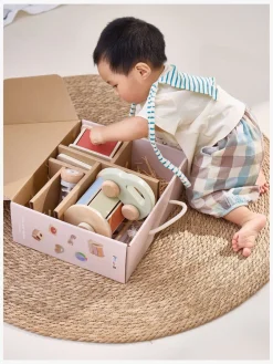 Babylegetøj-PolarB Grow-with-Me Aktivitetssæt Little Explorers 6-12 Måneder Flerfarvet