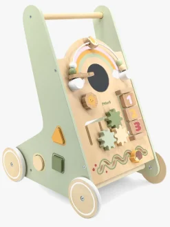 Babylegetøj-PolarB Gåvogn, Grøn Grøn/Flerfarvet