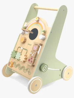 Babylegetøj-PolarB Gåvogn, Grøn Grøn/Flerfarvet