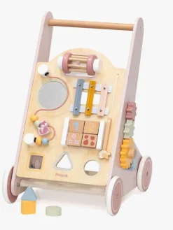 Babylegetøj|Lærerig Leg-PolarB Gåvogn, Pink Lyserød/Flerfarvet