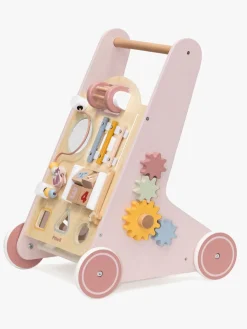 Babylegetøj|Lærerig Leg-PolarB Gåvogn, Pink Lyserød/Flerfarvet