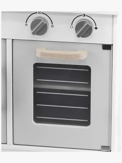 Rolleleg-PolarB Legekøkken med Tilbehør, Hvid/Grå Grå/Hvid