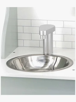 Rolleleg-PolarB Legekøkken med Tilbehør, Mint Grå/Blå/Hvid