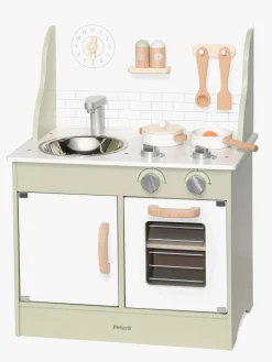 Rolleleg-PolarB Legekøkken med Tilbehør, Grøn Grøn