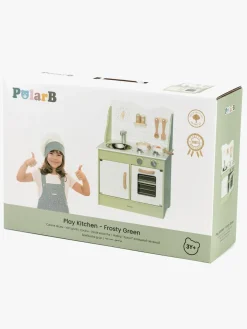Rolleleg-PolarB Legekøkken med Tilbehør, Grøn Grøn