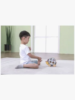 Trælegetøj-PolarB Pindsvin Træklegetøj med Puttekasse