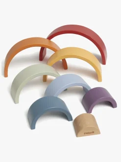 Babylegetøj-PolarB Stableklodser Regnbue