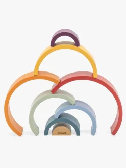 Babylegetøj-PolarB Stableklodser Regnbue