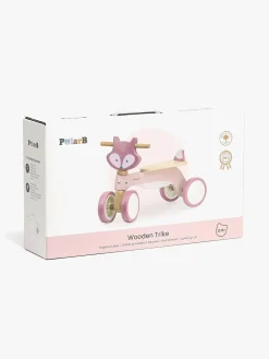 Pedal- & Gåbiler-PolarB Trehjulet Cykel Ræv Lyserød