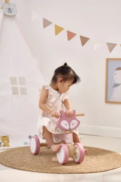 Pedal- & Gåbiler-PolarB Trehjulet Cykel Ræv Lyserød