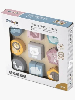 Spil & Puslespil-PolarB Træpuslespil Vilde Dyr