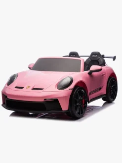 Elbiler & -Køretøjer-Porsche 911 GT3 Elbil, Pink Lyserød