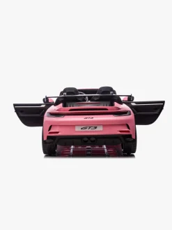 Elbiler & -Køretøjer-Porsche 911 GT3 Elbil, Pink Lyserød