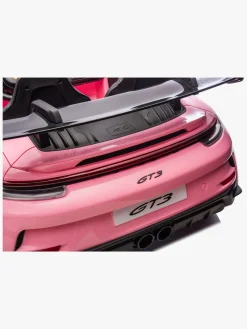 Elbiler & -Køretøjer-Porsche 911 GT3 Elbil, Pink Lyserød