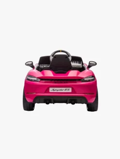 Elbiler & -Køretøjer-Porsche Spyder 718 RS Elbil, Pink