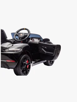 Elbiler & -Køretøjer-Porsche Spyder 718 RS Elbil, Sort