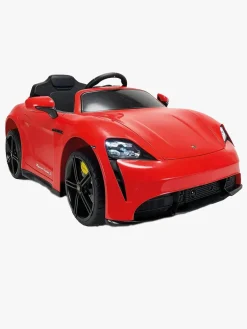 Elbiler & -Køretøjer-Injusa Porsche Taycan Elbil 12V, Rød