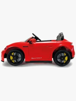 Elbiler & -Køretøjer-Injusa Porsche Taycan Elbil 12V, Rød