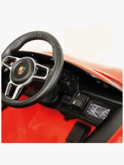 Elbiler & -Køretøjer-Injusa Porsche Taycan Elbil 12V, Rød