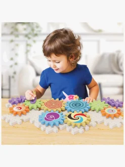 Babylegetøj-Quercetti Kaleido Tandhjul Konstruktionsspil ECO+