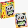 Kreativt Legetøj-Quercetti Pixel Art Kreasæt Basic Panda 943 Dele