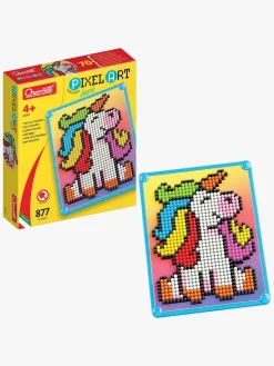 Kreativt Legetøj-Quercetti Pixel Art Kreasæt Basic Enhjørning 877 Dele