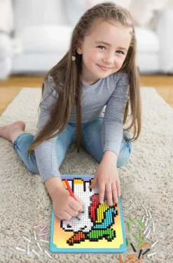 Kreativt Legetøj-Quercetti Pixel Art Kreasæt Basic Enhjørning 877 Dele