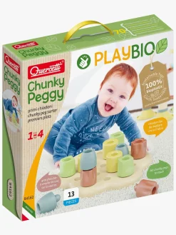 Babylegetøj-Quercetti PlayBio Chunky Peggy Aktivitetslegetøj