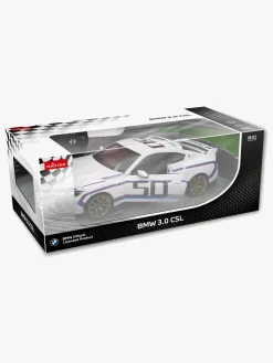 Fjernstyret-Rastar BMW 3.0 CSL Fjernstyret Bil 1:14, Hvid