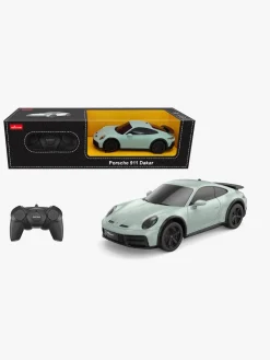 Fjernstyret-Rastar Porsche 911 Dakar Fjernstyret Bil 1:24, Grøn