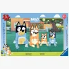 Spil & Puslespil-Ravensburger Bluey And Her Family Rammepuslespil 15 Brikker