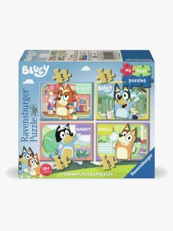Spil & Puslespil-Ravensburger Bluey My First Puzzles Puslespil 4-i-1