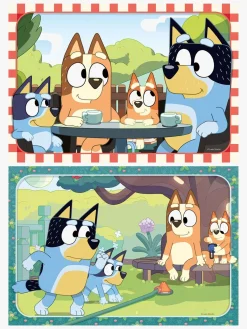 Spil & Puslespil-Ravensburger Bluey Puslespil 2x12 Brikker