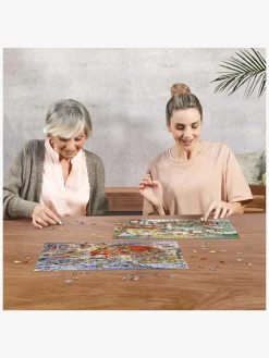 Spil & Puslespil-Ravensburger Christmas Collection No1 Puslespil 2x500 Brikker