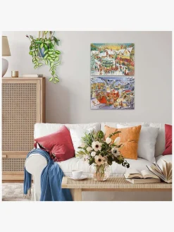 Spil & Puslespil-Ravensburger Christmas Collection No1 Puslespil 2x500 Brikker