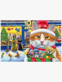 Spil & Puslespil-Ravensburger Christmas Kitties Puslespil 2x24 Brikker