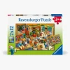 Spil & Puslespil-Ravensburger Christmas Toy Factory Puslespil 2x12 Brikker