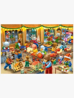 Spil & Puslespil-Ravensburger Christmas Toy Factory Puslespil 2x12 Brikker