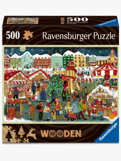 Spil & Puslespil-Ravensburger Christmas Træpuslespil 500 Brikker