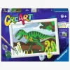 Kreativt Legetøj-Ravensburger CreArt Malesæt Roaming Dinosaur