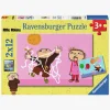 Spil & Puslespil-Ravensburger Dora Udforskeren Puslespil 2x12 Brikker