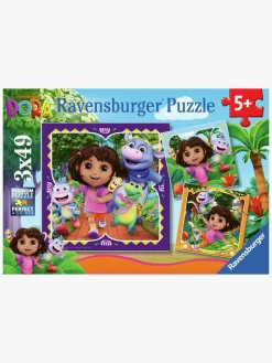Spil & Puslespil-Ravensburger Dora Udforskeren Puslespil 3x49 Brikker