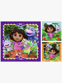 Spil & Puslespil-Ravensburger Dora Udforskeren Puslespil 3x49 Brikker