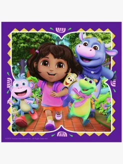 Spil & Puslespil-Ravensburger Dora Udforskeren Puslespil 3x49 Brikker