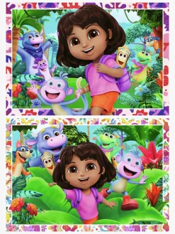 Spil & Puslespil-Ravensburger Dora Udforskeren Puslespil 2x24 Brikker