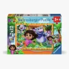 Spil & Puslespil-Ravensburger Dora Udforskeren Puslespil 2x12 Brikker