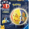 Spil & Puslespil-Ravensburger 3D-puslespil Pokémon Natlampe 72 Brikker