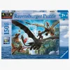 Spil & Puslespil-Ravensburger Dragons XXL Puslespil 150 Brikker