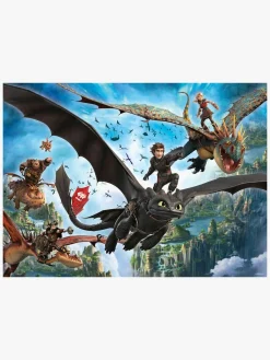 Spil & Puslespil-Ravensburger Dragons XXL Puslespil 150 Brikker
