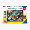 Spil & Puslespil-Ravensburger Dyr Fra Verdensrummet Puslespil 2x12 Brikker